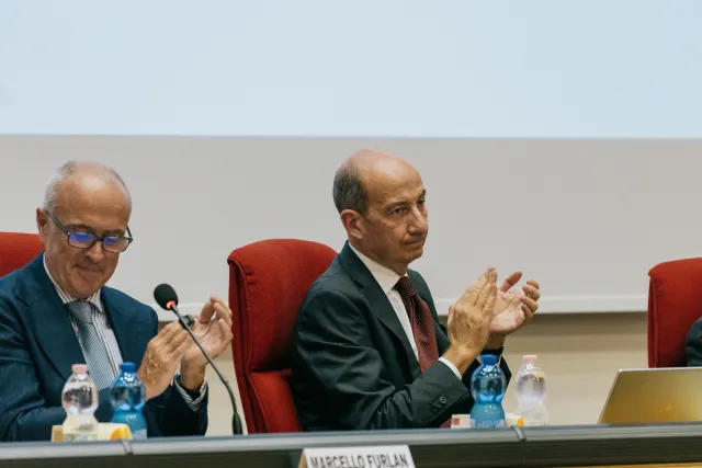 Geom. Marcello Furlan e Avv. Giorgio Spaziani Testa